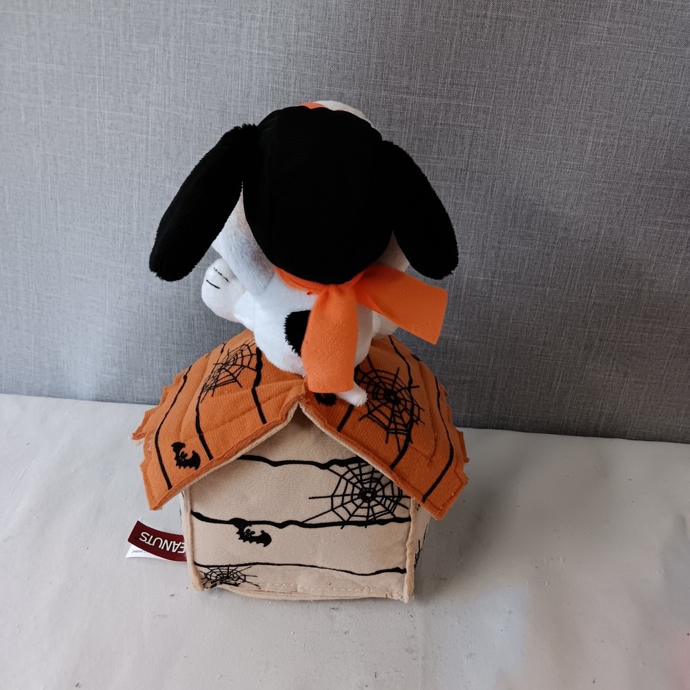 Peanuts Snoopy Halloween Animated Plush Doghouse Musical Light Up Propeller Ace - Picture 7 of 11